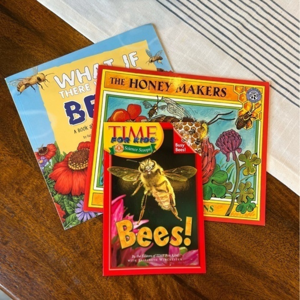 3 Book Bundle Focus on Bees for Learning Project or Homeschool TPT